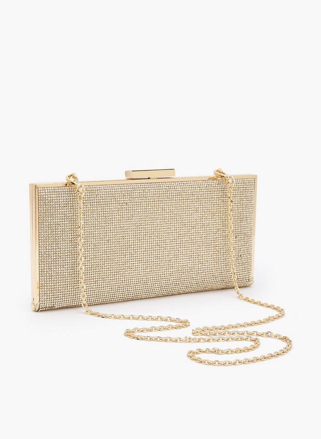 Celeste Embellished Clutch With Chain Strap Ramadan Collections - Image 4